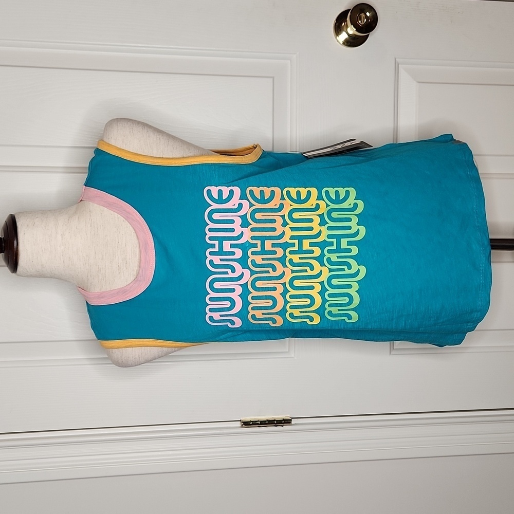 Marc New York Women's Performance Graphic Ringer Tank Top Size M NWT
